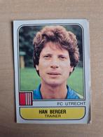 Panini Voetbal 82 Han Berger FC Utrecht, Verzamelen, Sportartikelen en Voetbal, Ophalen of Verzenden, Zo goed als nieuw, F.C. Utrecht
