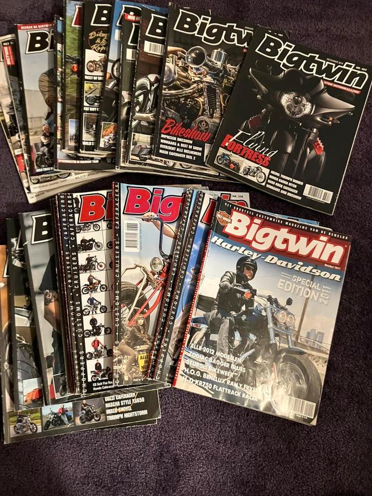 29 x BigTwin maandblad, Boeken, Motoren, Gelezen, Ophalen of Verzenden