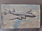 KLM Airlines, Lockheed Constellation, gelopen, 1950, Verzenden, Gebruikt, Kaart, Foto of Prent