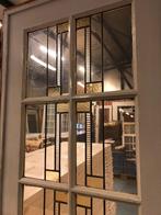 Set schuif / en-suite deuren met glas in lood 211x145cm., Antiek en Kunst, Curiosa en Brocante, Ophalen