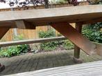 Houten Picknicktafel  douglas hout massief, Tuin en Terras, Picknicktafels, Ophalen, Gebruikt, Rechthoekig, Hout