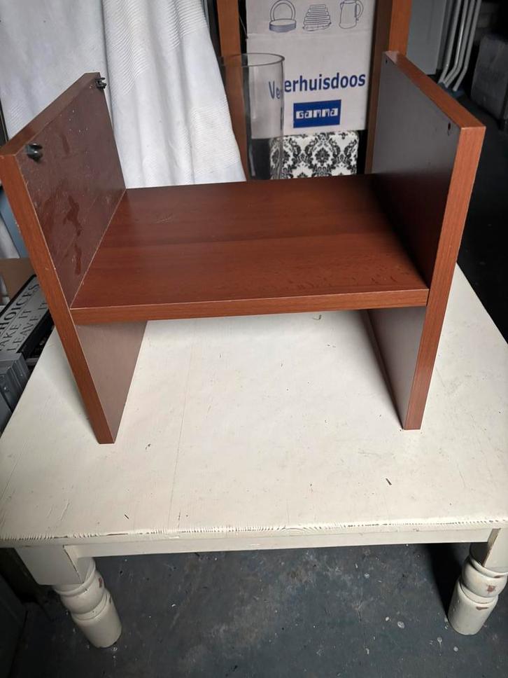 2 nachtkastjes zonder glasplaat, Huis en Inrichting, Slaapkamer | Nachtkastjes, Gebruikt, Minder dan 45 cm, Ophalen