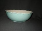 Boch, pastel blauw, schaal O21,5 cm. met schulprand, Antiek en Kunst, Ophalen of Verzenden