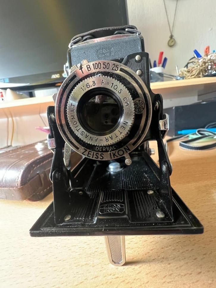 Zeiss Ikon Nettar- Anastigmat Derval 515/2 opvouwbare camera, Audio, Tv en Foto, Fotocamera's Analoog, Overige Merken, Ophalen of Verzenden