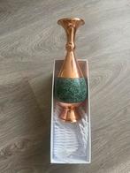 Bronzen Vaas Isfahan met Turquoise Stenen, Antiek en Kunst, Verzenden