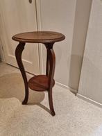 Houten Bijzettafeltje met Onderblad, Ophalen, Gebruikt, Hout