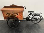 Bakkersfiets triporteur Antiek - Vintage miniatuur, Ophalen of Verzenden