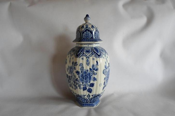 RAM Holland Deksel Vaas Delftsblauw, Antiek en Kunst, Antiek | Keramiek en Aardewerk, Ophalen of Verzenden