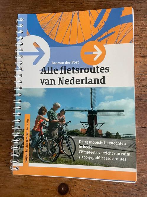 Bas van der Post - Alle fietsroutes van Nederland, Boeken, Reisgidsen, Nieuw, Fiets- of Wandelgids, Benelux, Overige merken, Ophalen of Verzenden