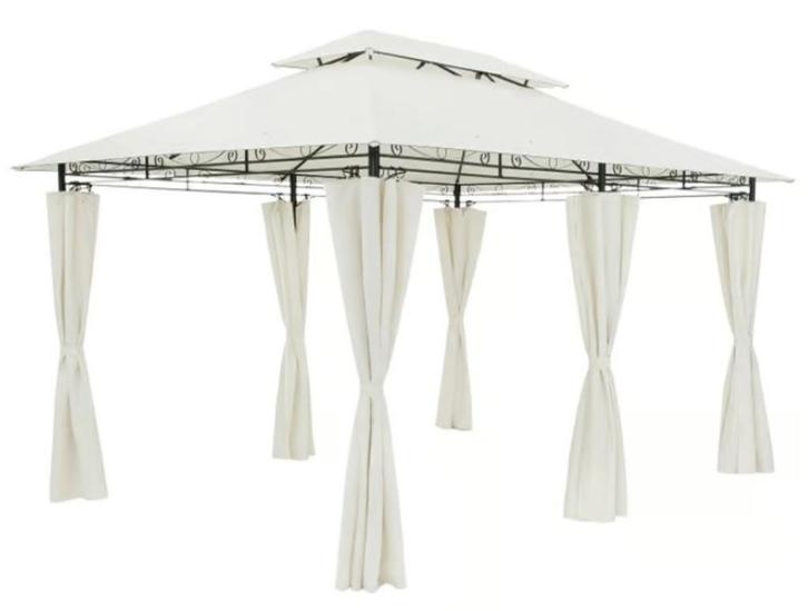 Partytent paviljoen pagodetent 3x4m Beige GRATIS BEZORGD!, Tuin en Terras, Partytenten, Nieuw, Overige typen, 2 meter of meer