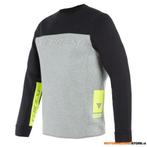 Dainese DAINESE CONTRAST SWEATSHIRT, Zwart-Grijs-Geel, Motoren, Ophalen of Verzenden, Nieuw met kaartje