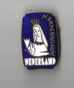 fraaie emaille religie brochespeld Nederland Monfortanen, Ophalen of Verzenden, Gebruikt, Overige onderwerpen, Speldje of Pin