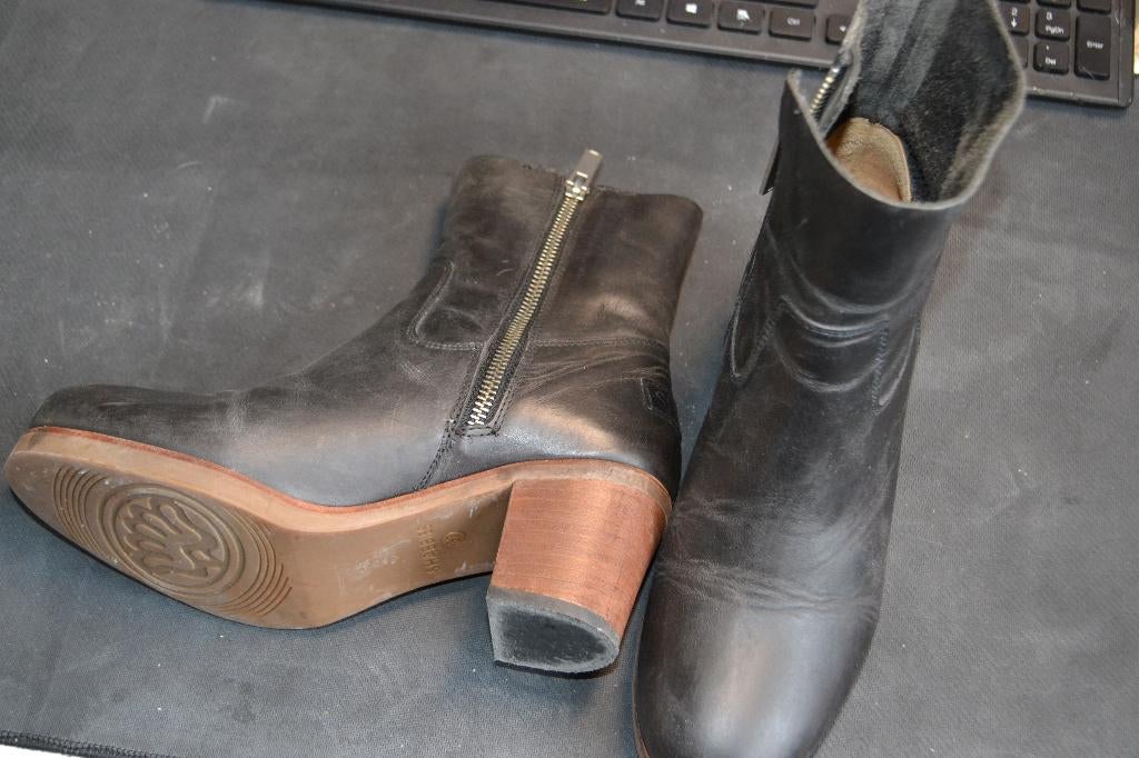 Enkel laarjes Shabbies, Shabbies, Zwart, Lage of Enkellaarzen, Ophalen of Verzenden