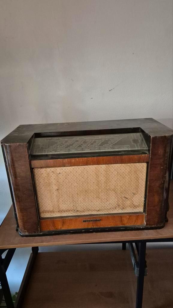 Antieke Erres KY 466 Buizenradio, Antiek en Kunst, Antiek | Tv's en Audio, Ophalen of Verzenden