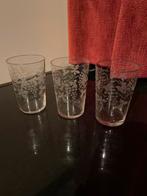 Vintage Limonadeglazen '50, Ophalen, Glas of Glazen, Overige stijlen, Glas