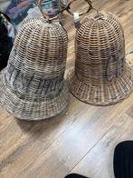 2x Riviera Maison Rotan kerstklokken, Diversen, Kerst, Ophalen, Gebruikt