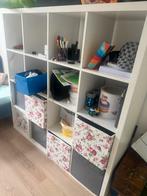 Witte Vakkenkast, Met plank(en), Kunststof, Gebruikt, 100 tot 150 cm