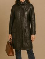 Giovanni vintage leren mantel maat 36/38, Kleding | Dames, Ophalen of Verzenden, Zo goed als nieuw, Maat 36 (S), Giovanni