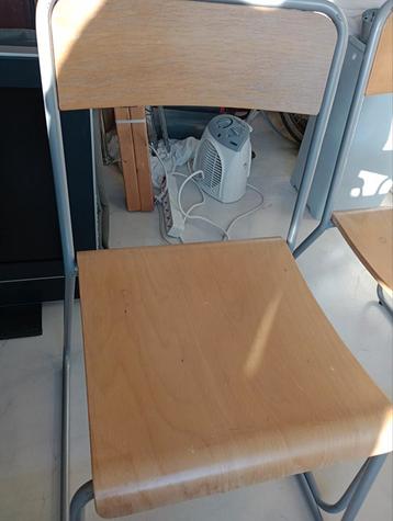 Houten Stoelen Set van 4 beschikbaar voor biedingen