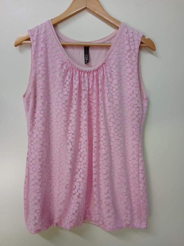 ballonshirt, Kleding | Dames, T-shirts, Zo goed als nieuw, Maat 42/44 (L), Roze, Zonder mouw, Ophalen of Verzenden