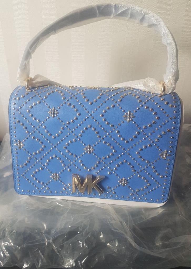 Michael Kors Istanbul Large Mott studded shoulder bag., Sieraden, Tassen en Uiterlijk, Tassen | Damestassen, Nieuw, Schoudertasje