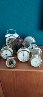 Vintage Wekkers 9 stuks, Witgoed en Apparatuur, Wekkers, Ophalen of Verzenden, Zo goed als nieuw