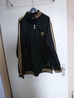ADIDAS sport jack ZWART / GOUD L  - GRATIS zend, Verzenden, Maat 52/54 (L), Zwart, Algemeen