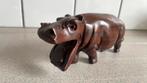 Fantastisch houten nijlpaard Afrika, Antiek en Kunst, Kunst | Beelden en Houtsnijwerken, Ophalen of Verzenden