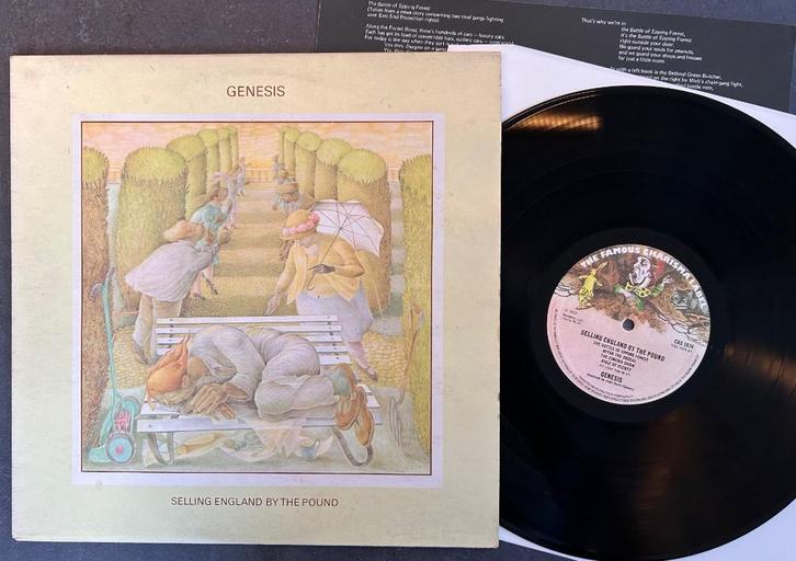 GENESIS - Selling England by the pound ( LP ), Cd's en Dvd's, Vinyl | Rock, Zo goed als nieuw, Progressive, 12 inch, Ophalen of Verzenden