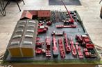 Diorama kraanbedrijf/zwaar transport Mammoet Kibri H0 9902, Gebruikt, 1:32 tot 1:50, Truck, Ophalen