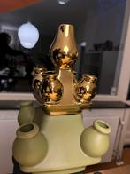 Heinen top (bovenste stuk) Tulpenvaas Stapelgekte, Huis en Inrichting, Woonaccessoires | Vazen, Geel, Aardewerk of Porselein, Ophalen of Verzenden