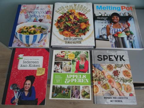 6 verschillende kookboeken, Boeken, Kookboeken, Zo goed als nieuw, Overige gebieden, Ophalen of Verzenden