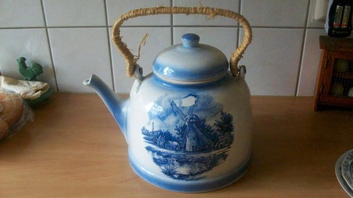 Grote ketel van aardewerk, Antiek en Kunst, Curiosa en Brocante, Ophalen of Verzenden