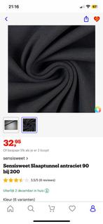 Slaaptunnel 90x200 antraciet, Eenpersoons, Dekbedovertrek, Ophalen of Verzenden, Zo goed als nieuw