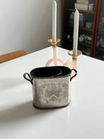EICHHOLTZ Wijnkoeler Wine Bucket Engraved Crest, Antiek en Kunst, Ophalen of Verzenden
