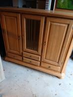 Licht eiken kast, buffetkast 132 cm hoog, Huis en Inrichting, Ophalen, Gebruikt