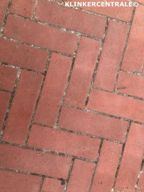 1.000m2 rood paars gebakken klinkers dikformaat straatstenen, Tuin en Terras, Tegels en Klinkers, Zo goed als nieuw, Klinkers