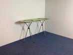 14 x Statafel Sedus Meet Table Over Easy - groen/wit, chroom, Huis en Inrichting, Tafels | Statafels, Ophalen, Gebruikt