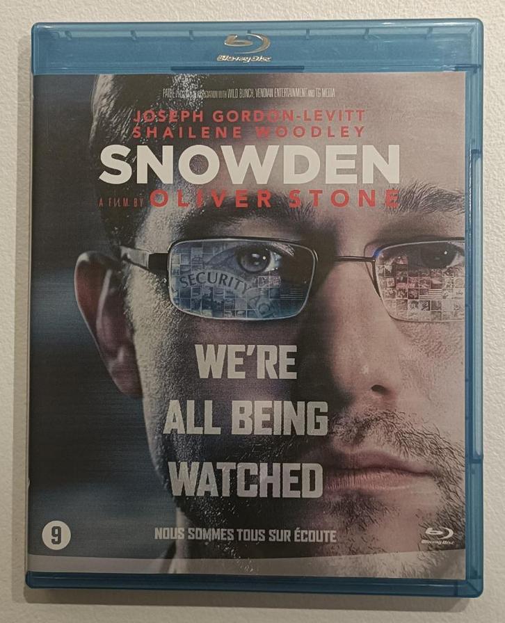 Snowden blu-ray (met NL ondertitels), Cd's en Dvd's, Blu-ray, Zo goed als nieuw, Drama, Ophalen of Verzenden