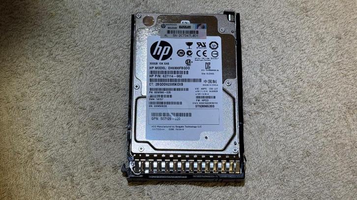 HPE HDD 300GB/15K SAS, Computers en Software, Harde schijven, Zo goed als nieuw, Server, Intern, HDD, SAS, Ophalen of Verzenden