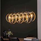 **Designer Hanglamp - 7 Cirkels Goud/Messing Design**, Ophalen of Verzenden, Nieuw, Metaal, Minder dan 50 cm