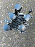 10 Afrastering Palen PVC - Tuin/Huisdier Afzetting, Ophalen, Nieuw, Minder dan 180 cm, Palen