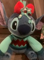 Schattige Stitch Knuffel met Kerststrik, Verzenden, Overige figuren, Zo goed als nieuw, Overige typen