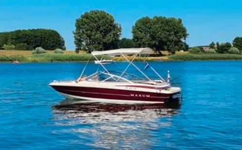 Zeer nette maxum 1950 sr te koop met een sterke 140 pk, Watersport en Boten, Speedboten, Zo goed als nieuw, 3 tot 6 meter, Benzine
