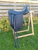 Custom Wolfgang Solo dressuurzadel 18 inch zwart ALS NIEUW!!, Ophalen of Verzenden, Zo goed als nieuw, Dressuur