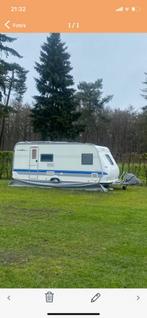 Te koop! 6 persoons Hobby 500 kmf met stapelbed en fransbed, Caravans en Kamperen, Verhuur