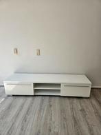 Tv meubel wit, Ophalen, 150 tot 200 cm, Zo goed als nieuw, Minder dan 100 cm