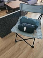 Camping chair, pillow, table and sleeping bag, Ophalen, Zo goed als nieuw