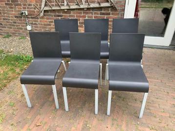 Maarten van Severen stoelen, Vitra 03, zwart beschikbaar voor biedingen