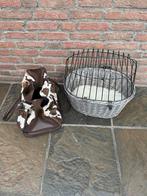 Te koop fietshondenmand en hondentas, Dieren en Toebehoren, Hondenmanden, Ophalen, Zo goed als nieuw, Overige